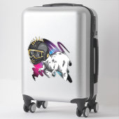 Stickers Dinosaure cool (Sur valise)