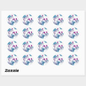 Stickers Dinosaure de Neige (Feuille)