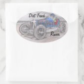 STICKERS DIRT TRACK RACER (4) (Tas)