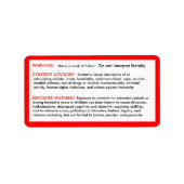 Stickers Disclaimer Bible (Devant)