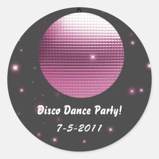 Stickers Disco Ball Party (Devant)
