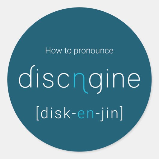 Stickers Disk-En-Jin (Devant)