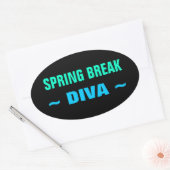 stickers DIVA PAIN DE PRINTEMPS (4, ovale) (Enveloppe)