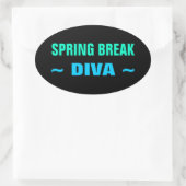 stickers DIVA PAIN DE PRINTEMPS (4, ovale) (Sac)