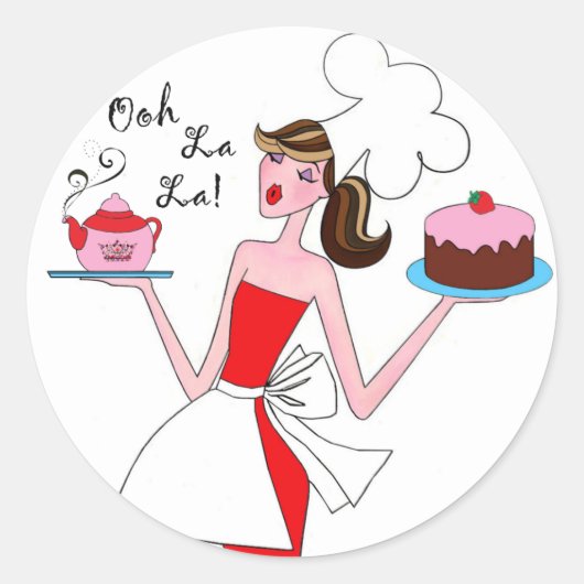 Stickers Diva Pâtisserie (Devant)