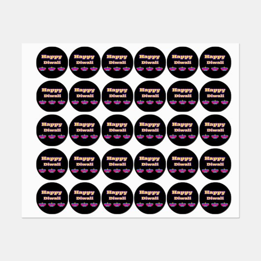 Stickers Diwali (Ce Diwali) (Feuille)