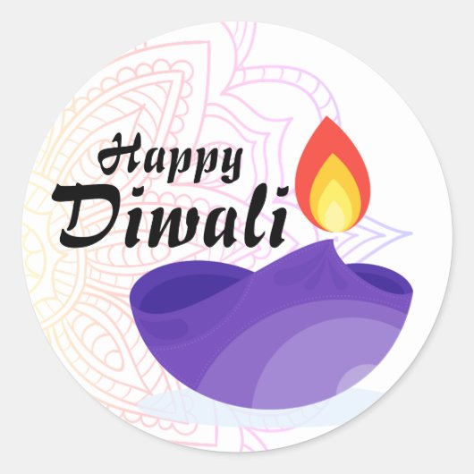 Stickers Diwali heureux (Devant)
