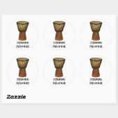 stickers DJEMBE DJUNKIE (Feuille)