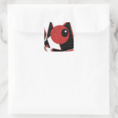 Stickers d'observation des yeux rouges (Sac)