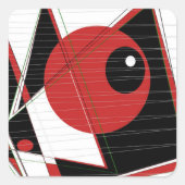 Stickers d'observation des yeux rouges (Devant)