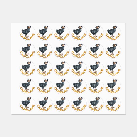 Stickers Dodo (Feuille)
