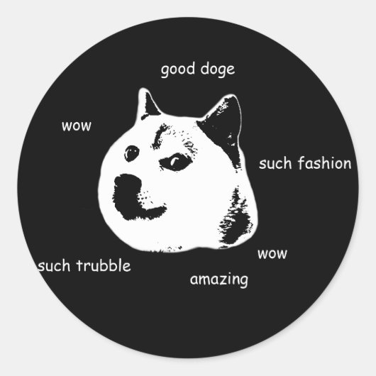 Stickers Doge (Devant)