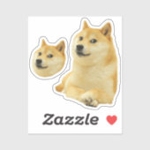 Stickers Doge Chien Mème (Feuille)