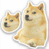 Stickers Doge Chien Mème (Recto)