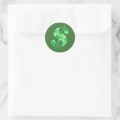 Stickers Dollar Shamrock Vert (Sac)
