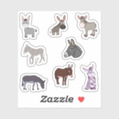 Stickers Donkey (Feuille)