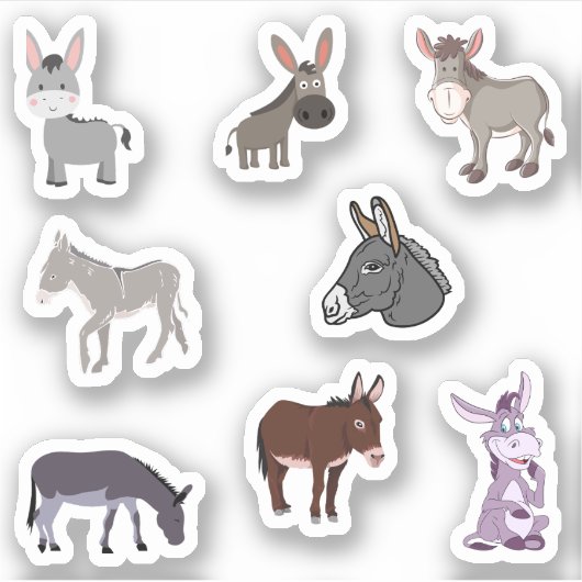 Stickers Donkey (Devant)