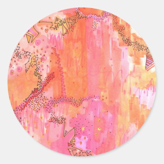 Stickers Doodle Scribble (Devant)