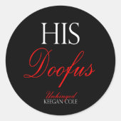 Stickers Doofus 6 - 3" (Devant)