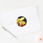 Stickers d'orchidée jaune pâle (Enveloppe)