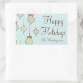 Stickers d'ornement de vacances rétro (Sac)