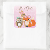 Stickers Douche pour bébé à thème Woodland (Sac)