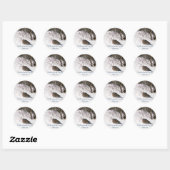 Stickers Dove in the Snow Scripture (Feuille)