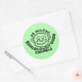 Stickers Dr Monkey Round (Enveloppe)
