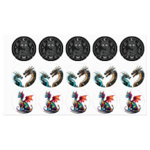 Stickers Dragon Assortis