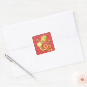 Stickers Dragon chinois (Enveloppe)
