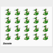 Stickers Dragon mignons (Feuille)