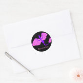 stickers dragon rose (Enveloppe)