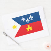 Stickers Drapeau Acadiana Cajun (Enveloppe)