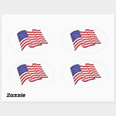 Stickers Drapeau américain (Feuille)