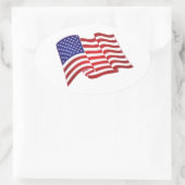 Stickers Drapeau américain (Sac)