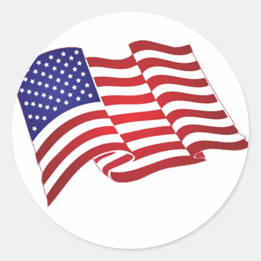 Stickers Drapeau américain (Devant)