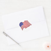 Stickers Drapeau américain (Enveloppe)