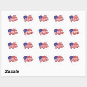 Stickers Drapeau américain (Feuille)