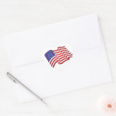 Stickers Drapeau américain (Enveloppe)