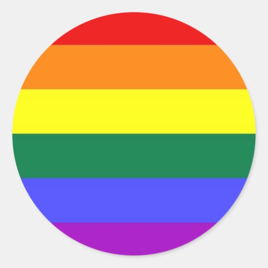 Stickers drapeau arc-en-ciel (Devant)