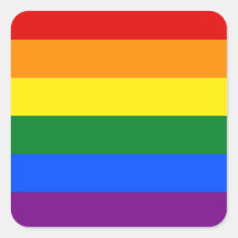 Stickers drapeau arc-en-ciel