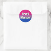 Stickers Drapeau Bisexuel Fiers (Sac)