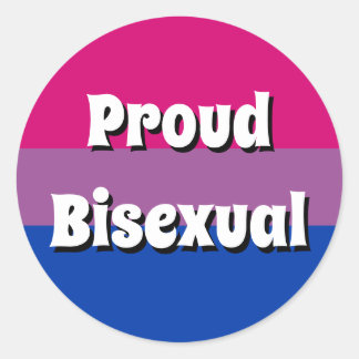 Stickers Drapeau Bisexuel Fiers