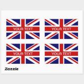 stickers drapeau britannique | prise union personn (Feuille)