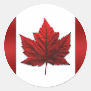 Stickers Drapeau Canada Rouge Stickers Drapeau Can
