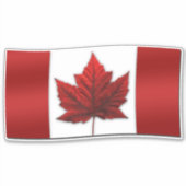 Stickers Drapeau Canada Stickers Drapeau Canada (Devant)