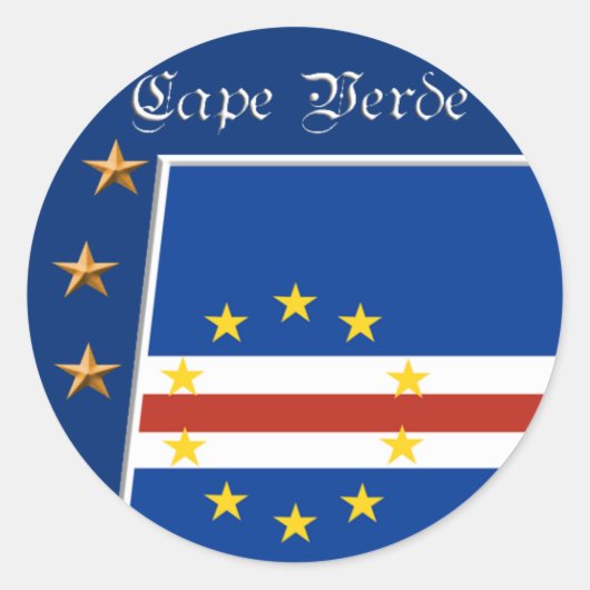 stickers drapeau cap-verdien (Devant)