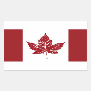 Stickers Drapeau cool Canada Rétro Souvenirs canad