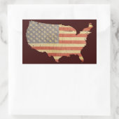 Stickers Drapeau et Pays US (Sac)