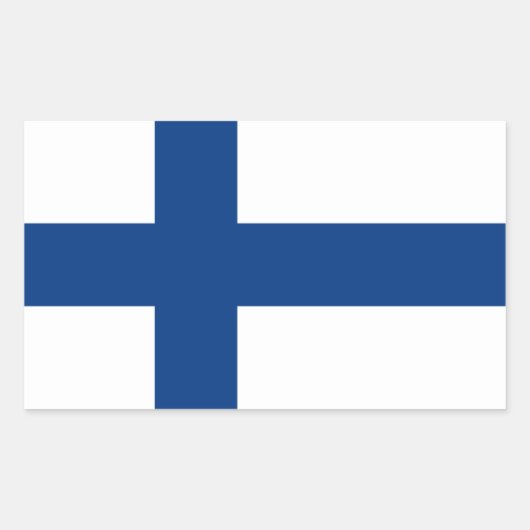 Stickers drapeau finlandais (Devant)
